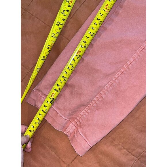 Rebecca Taylor La Vie Patrice Utility Twill Pants 28 Pink Belted Office Preppy - Picture 7 of 9